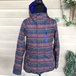 Burton multicolor women’s ski jacket size : Medium
